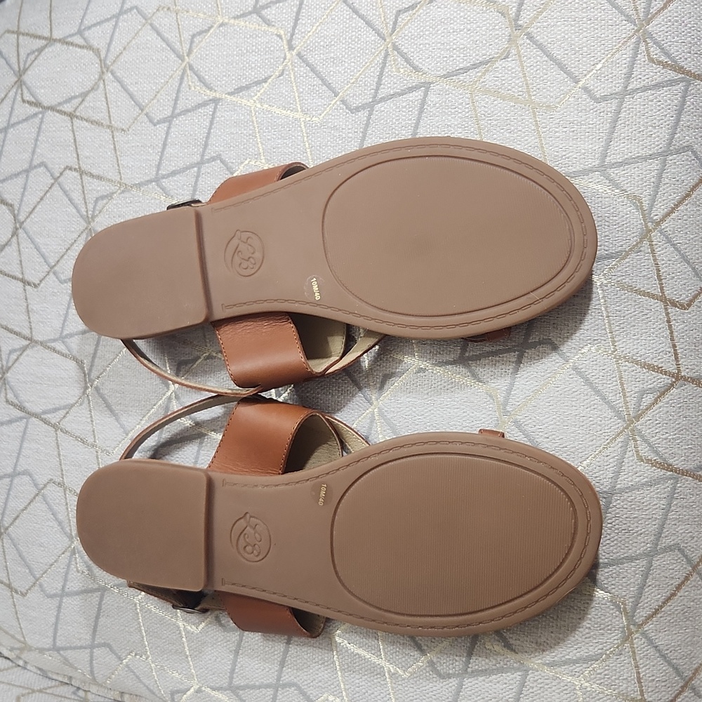 NWOT Lucky Brand Strappy Sandals Brown - Picture 5 of 5